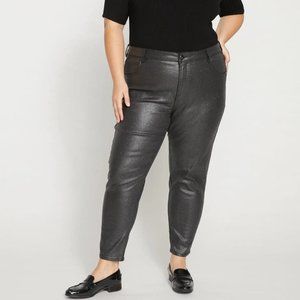 Shimmer Seine High Rise Skinny Jeans 27 Inch size 14